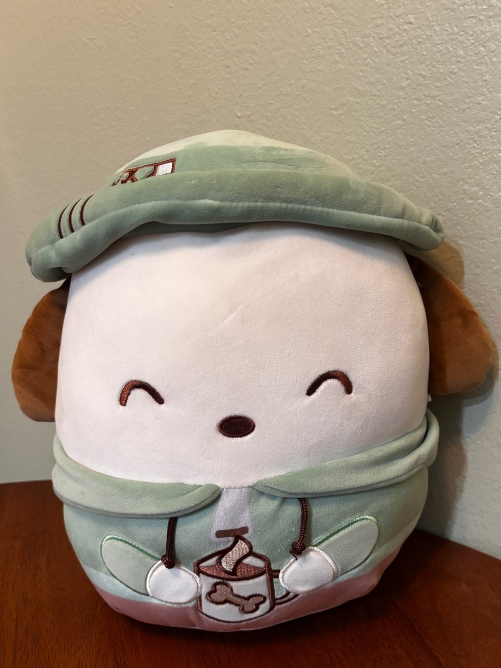Squishmallows 12in Camping Pochacco – Green